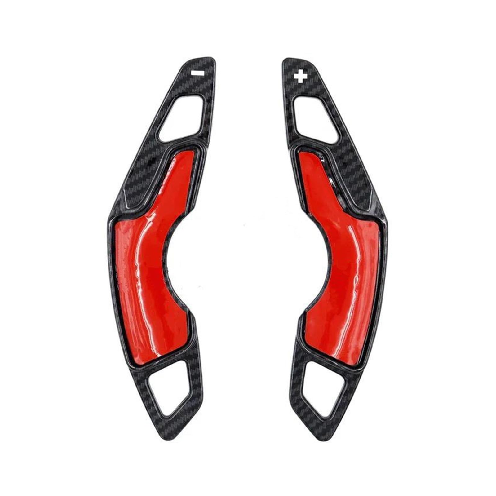 Car Steering Wheel DSG Shift Paddle Steering Wheel Extension Sticker for IS200 IS250 IS300 IS350 RC200t RC300 RC350 NX200t NX300 CT200h(Carbon Black)