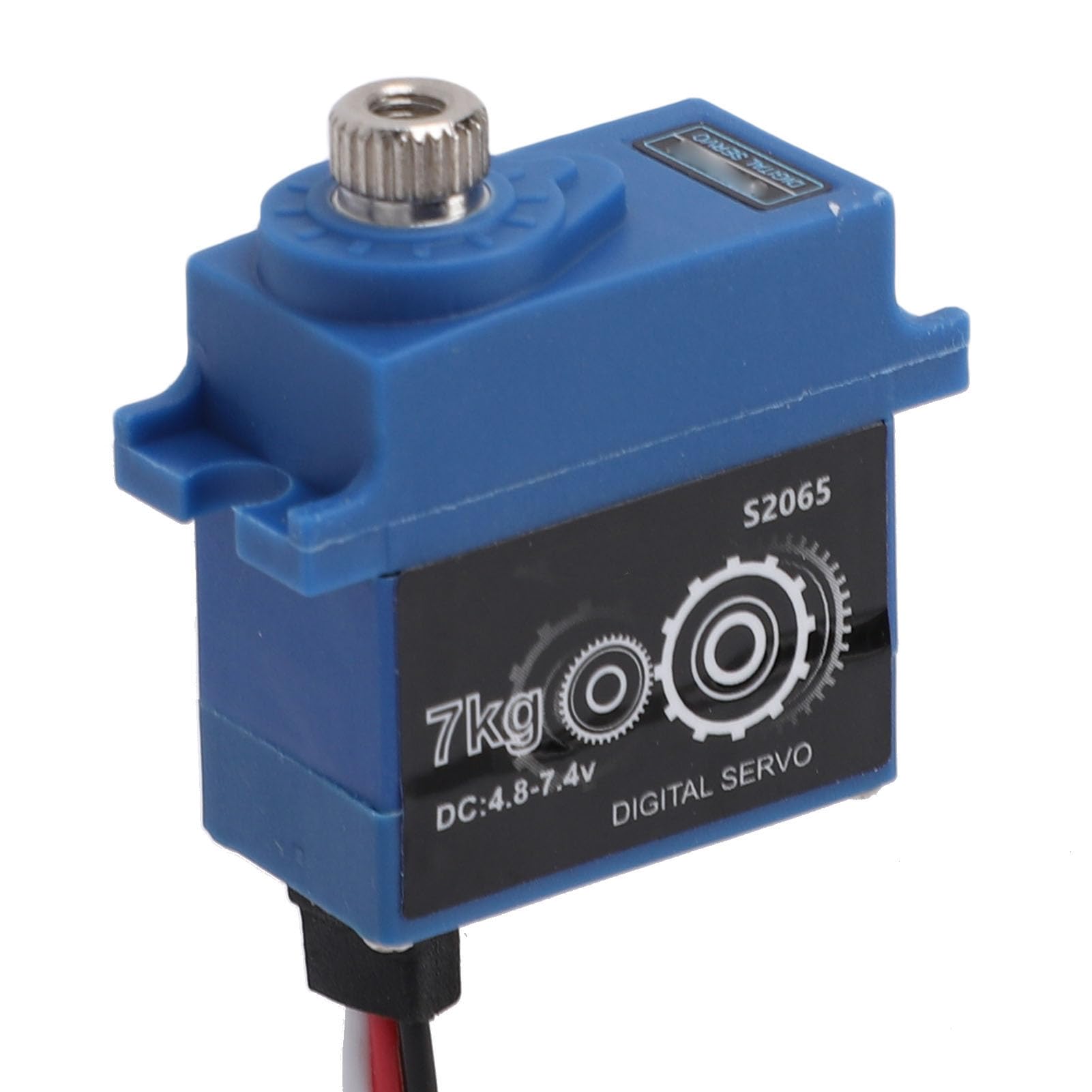 3 Pcs 7kg RC Servo Digital, IP66 Metal Gear Directing Servos Part para 1/10 Crawler de Escala SCX10 III