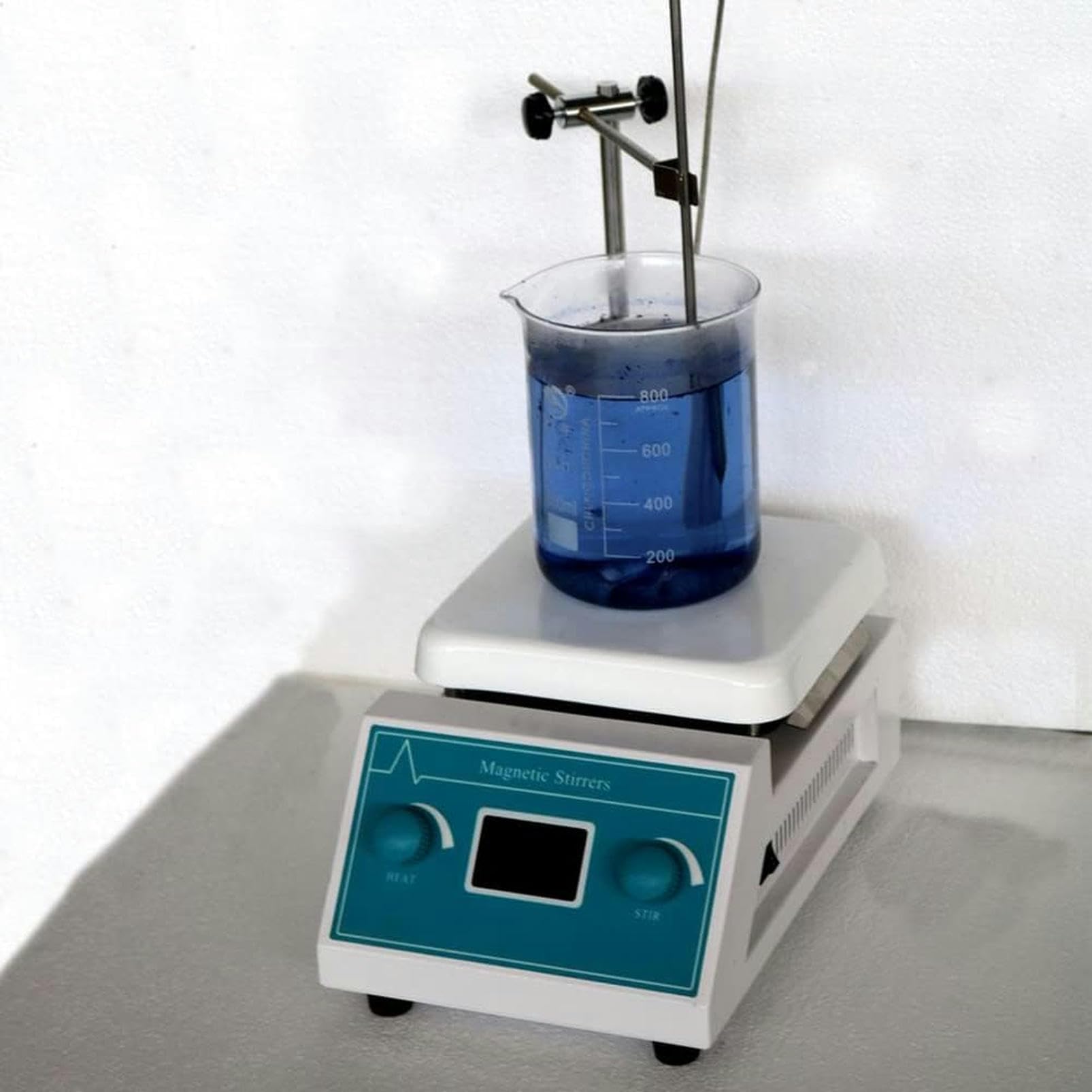 Laboratoryjny Magnetyczny Kocioł Grzewczy Z Mieszadłem, Cyfrowy Mieszalnik Magnetyczny Do Kąpieli Wodnej, Płynów Kąpielowych, 2-Litrowa Płyta Grzewcza, Mieszadł