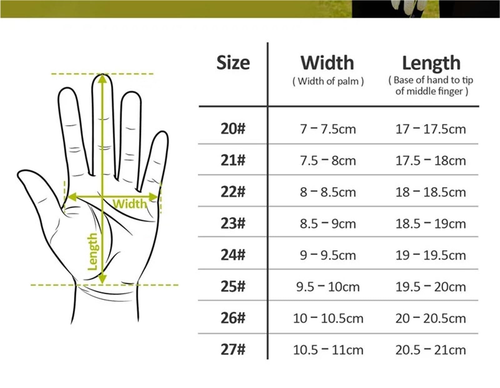 Guanto da golf Guanti da golf uomo, 2 pezzi, for golfista destrorso, mancino, antiscivolo, resistente all'usura, confortevole, traspirante, in tessuto per principianti(Right Hand,Medium 23)