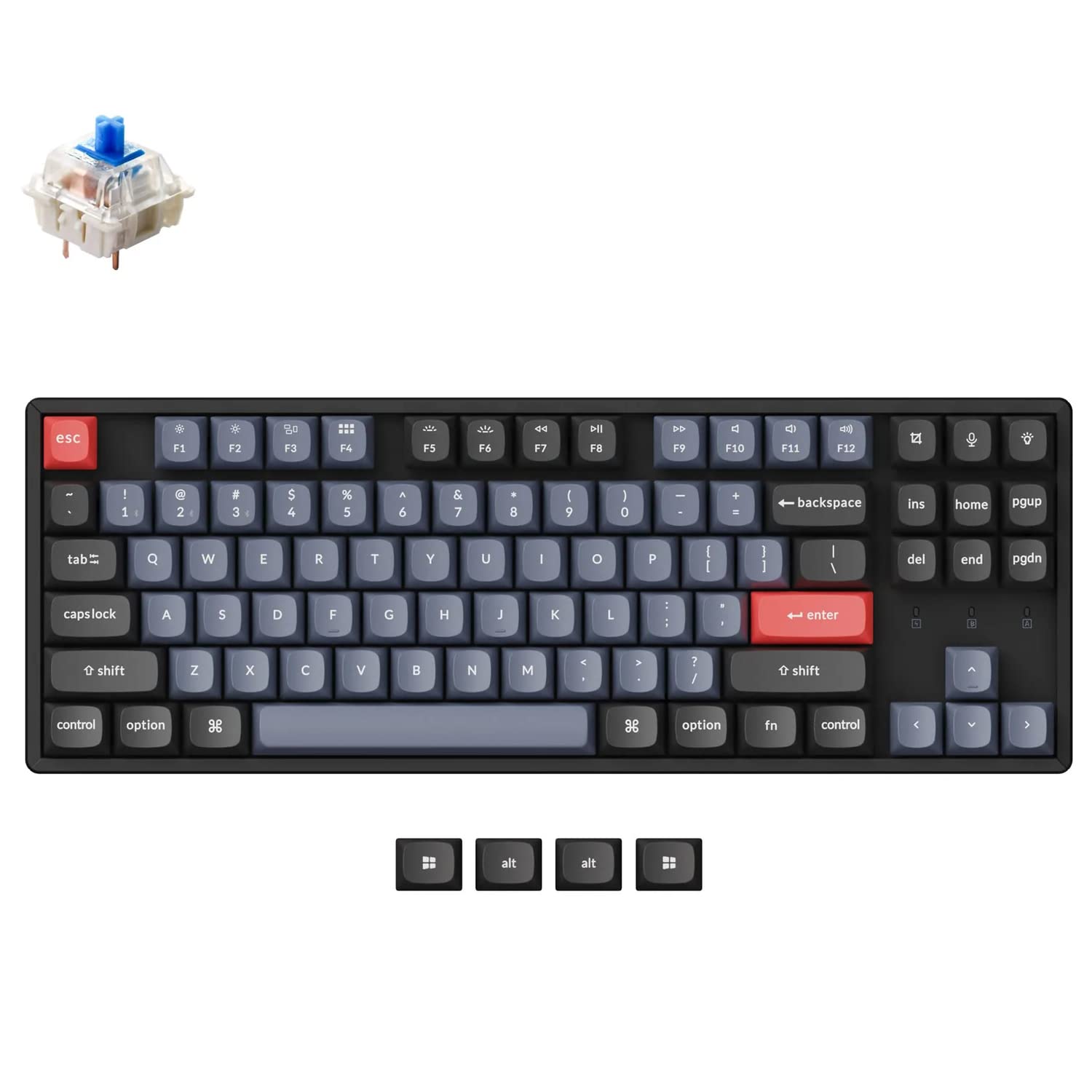 Buy Keychron K8 Pro QMK/VIA Wireless Mechanical Keyboard, HotSwappable