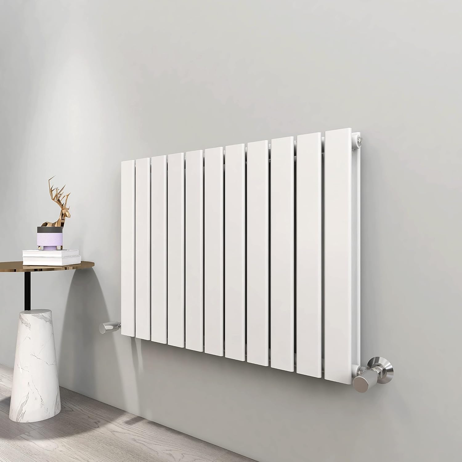 mcc direct Vertical Radiator Double Flat Panel 600x748mm Designer Vertical Radiator(White)