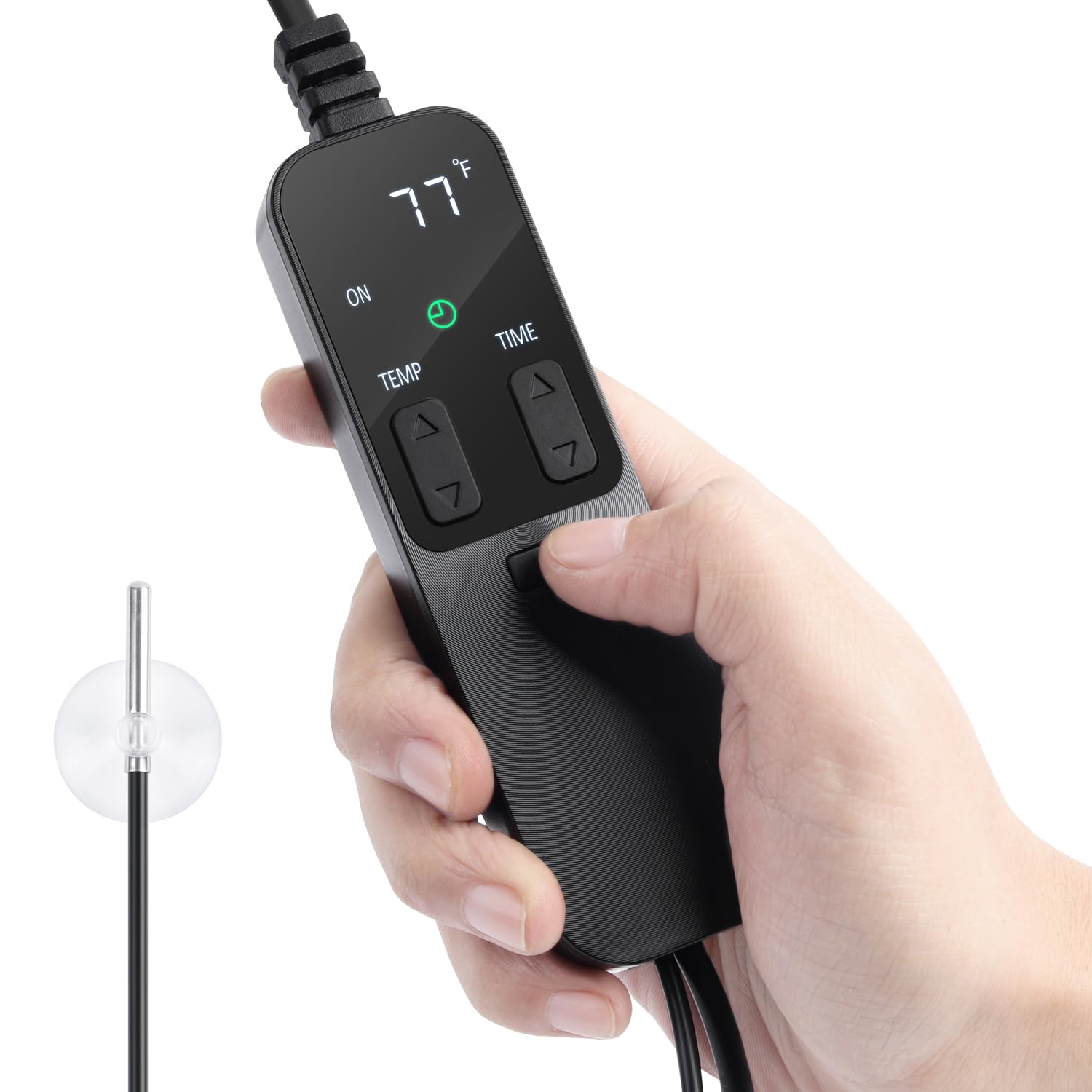 Pymeter PID Heat Mat Thermostat for Reptiles Heating Pad, Terrarium Under Tank Heater Thermostat Controller for Snake Enclosure, Seedlings,