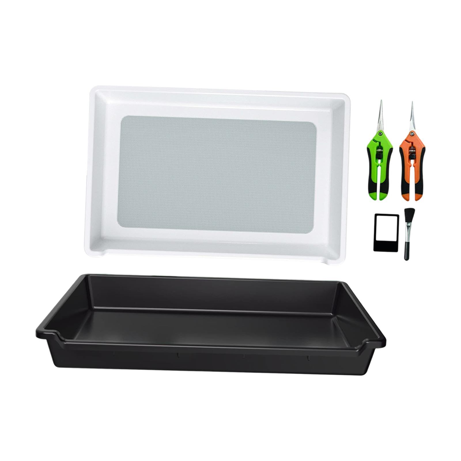 Club Bollywood®Pollen Collector Tray Easily Install Sturdy Trim Pallet for Bee Hives Entrance White and Black|Collectibles-image-10