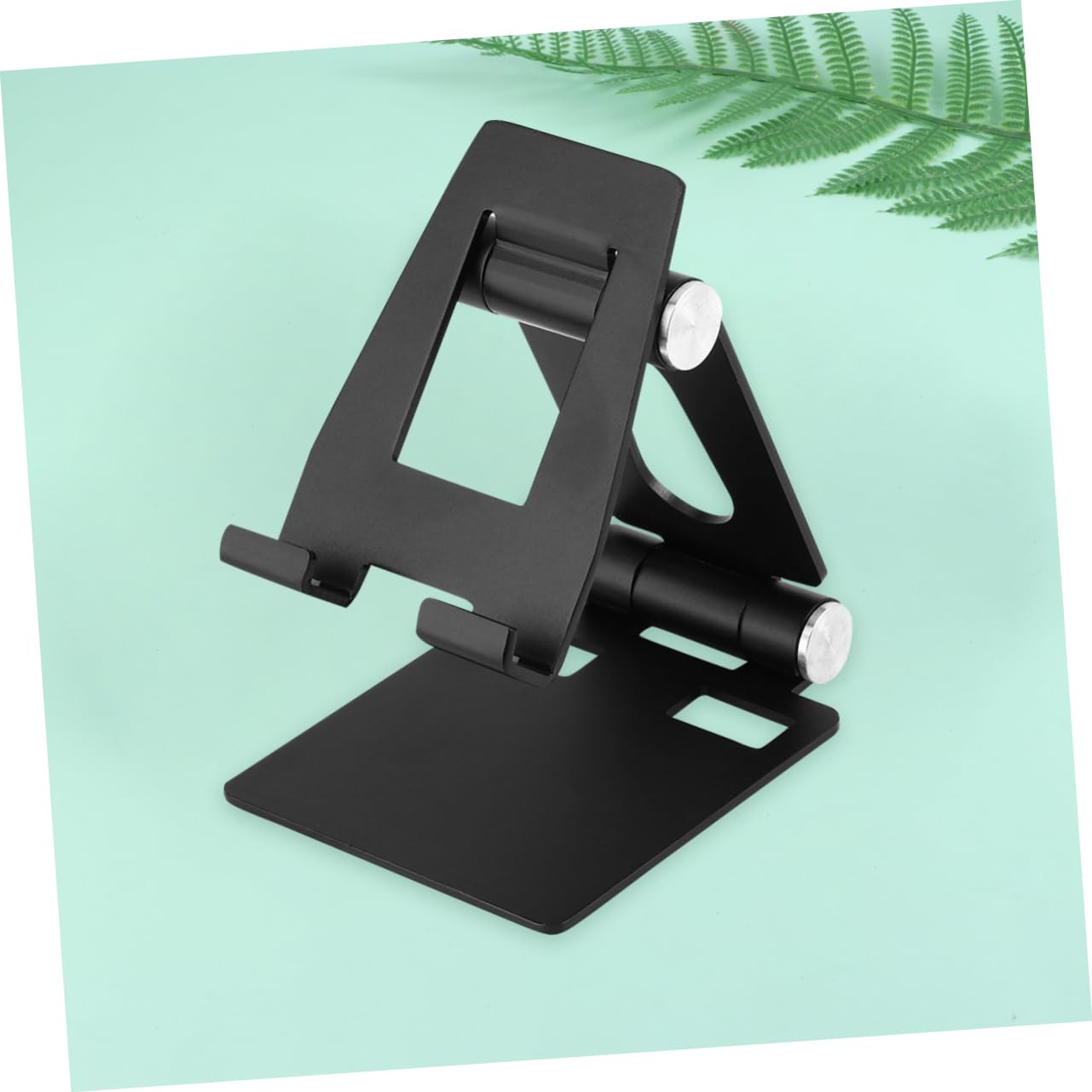 Hemobllo 2 Pezzi Supporto Da Tavolo Per Telefono Cellulare Con Base in Metallo Stabile Supporto Da Tavolo Portatile Per Tablet Per Cucinare I Compiti