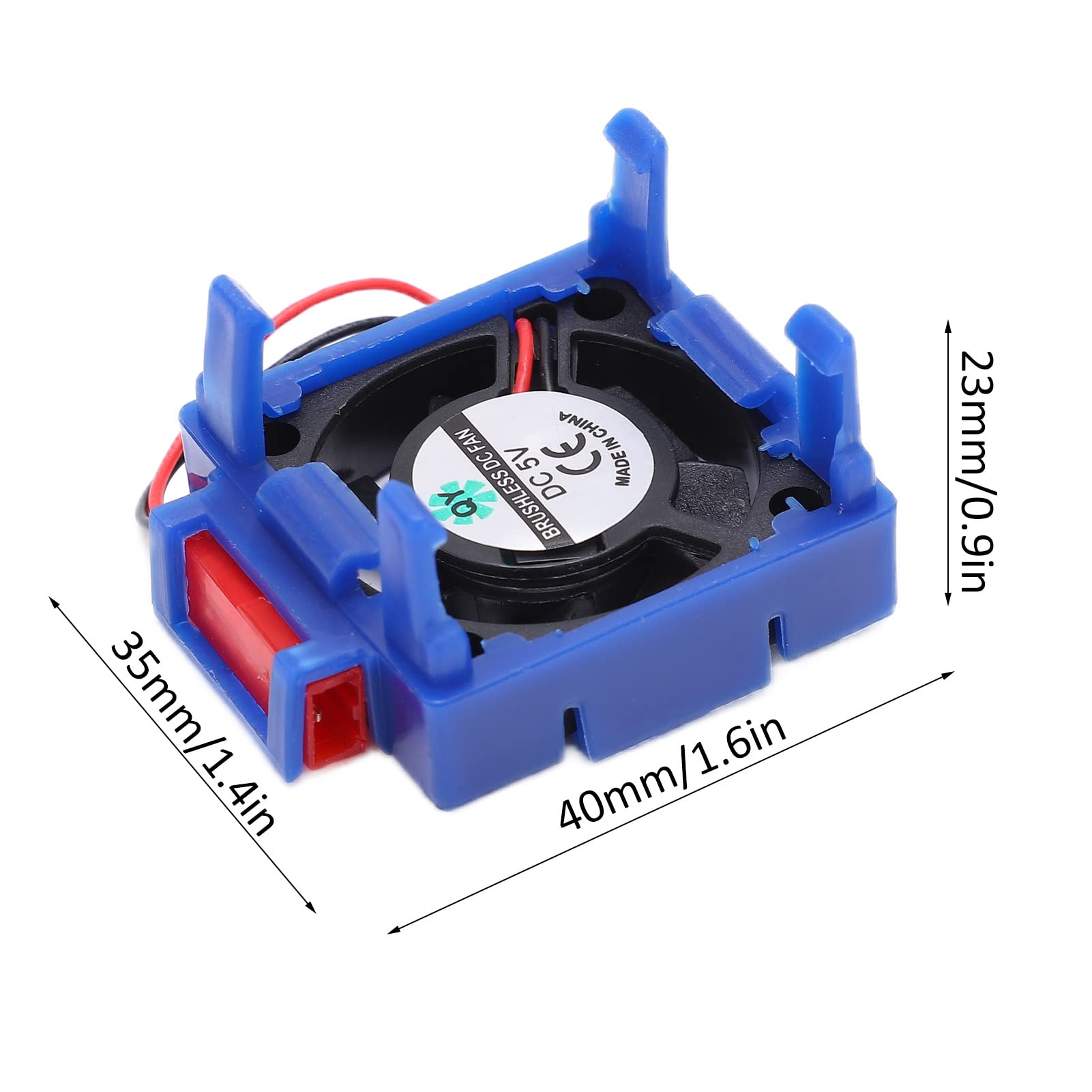 RC Cooling Fan, Remote Control Car Mini Motor Heatsinks 5-7.4V Plastic RC Car Motor Heat Sink Radiators for RC Car VXl?3S