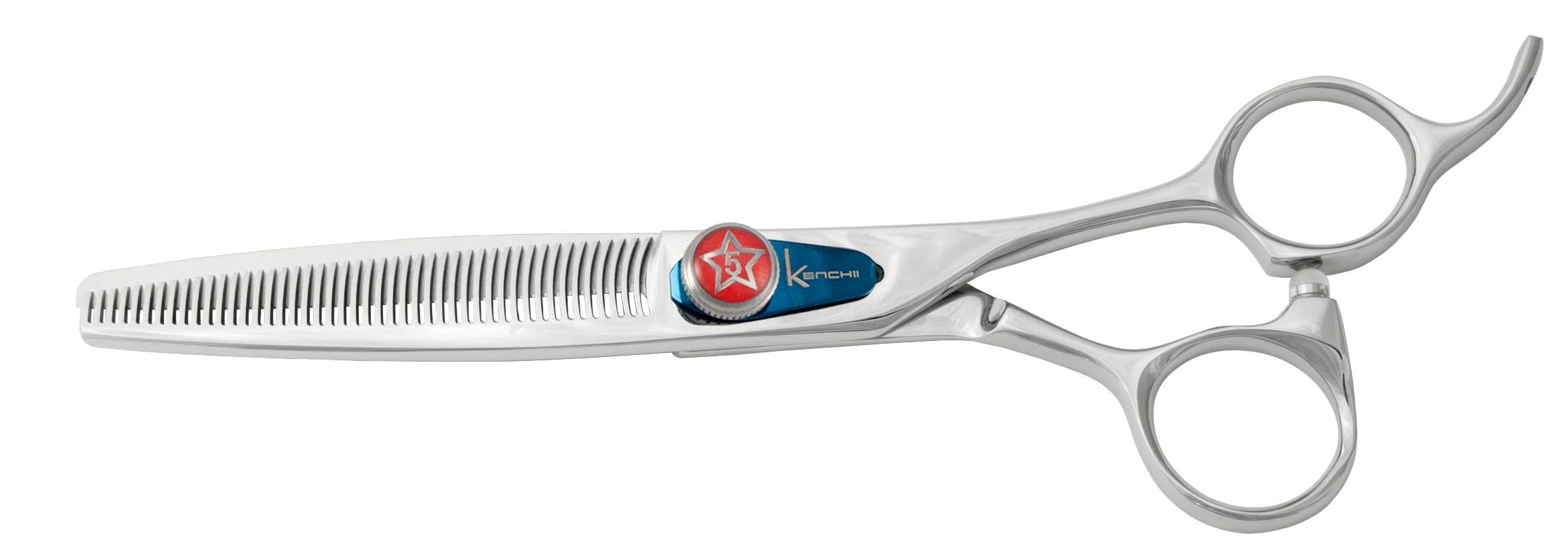 Kenchii Grooming - Five Star Offset 46 Tooth Thinning Shear - KEFSO46 6" Length