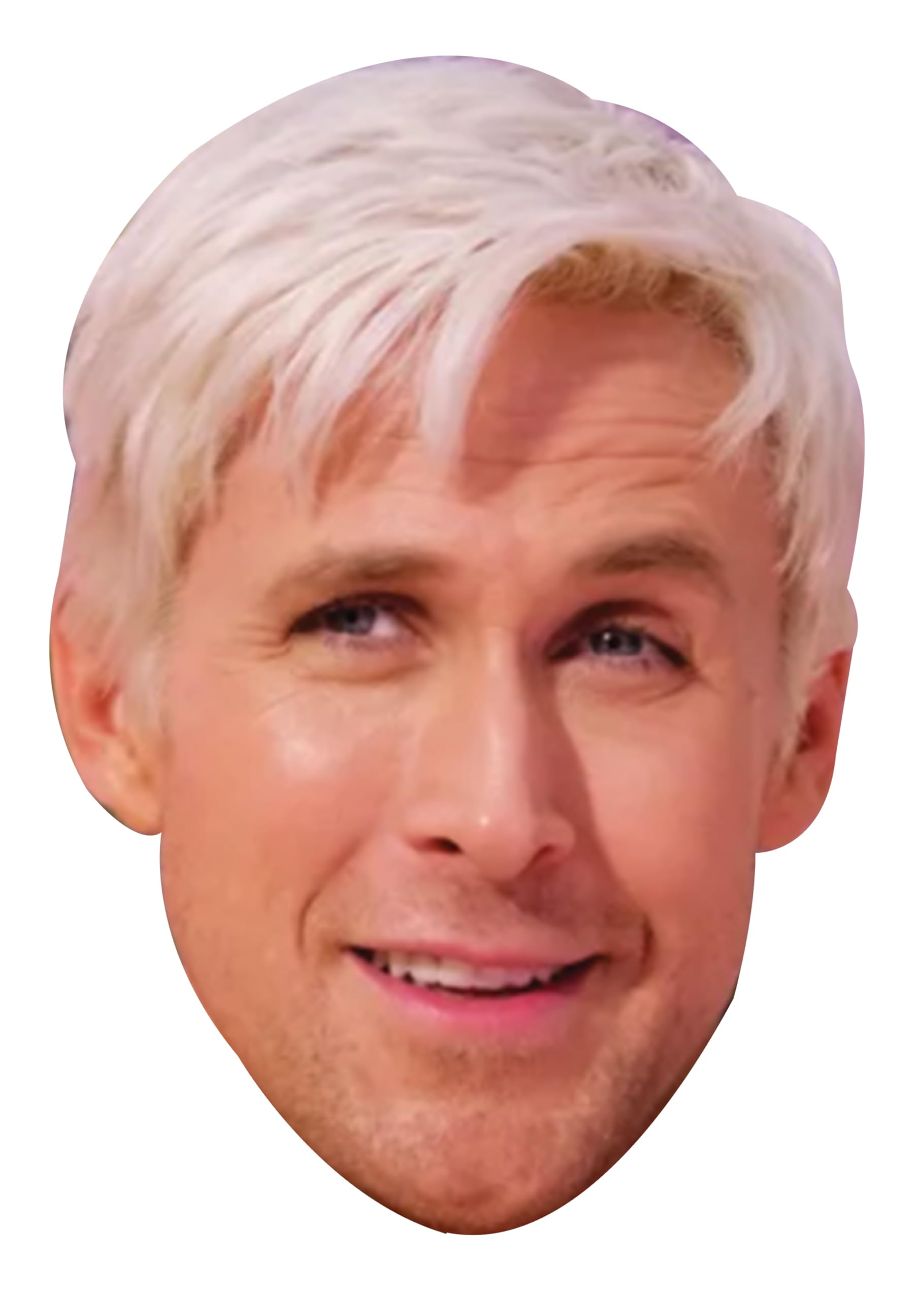 FoxyPrinting Ryan Gosling Ken Celebrity Face Mask – Fancy Dress Mask for Parties & Events