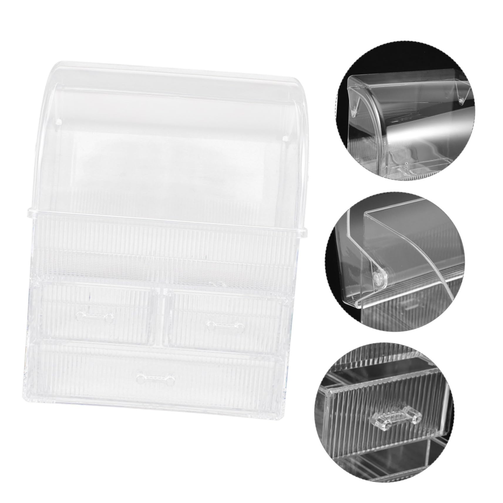 Acryl Make Up Organizer Kasten mit Schubladen, Transparent
