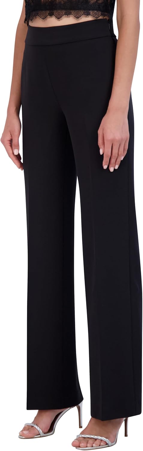 Womens Straight Leg Gabardine Suiting Pant - Image 2
