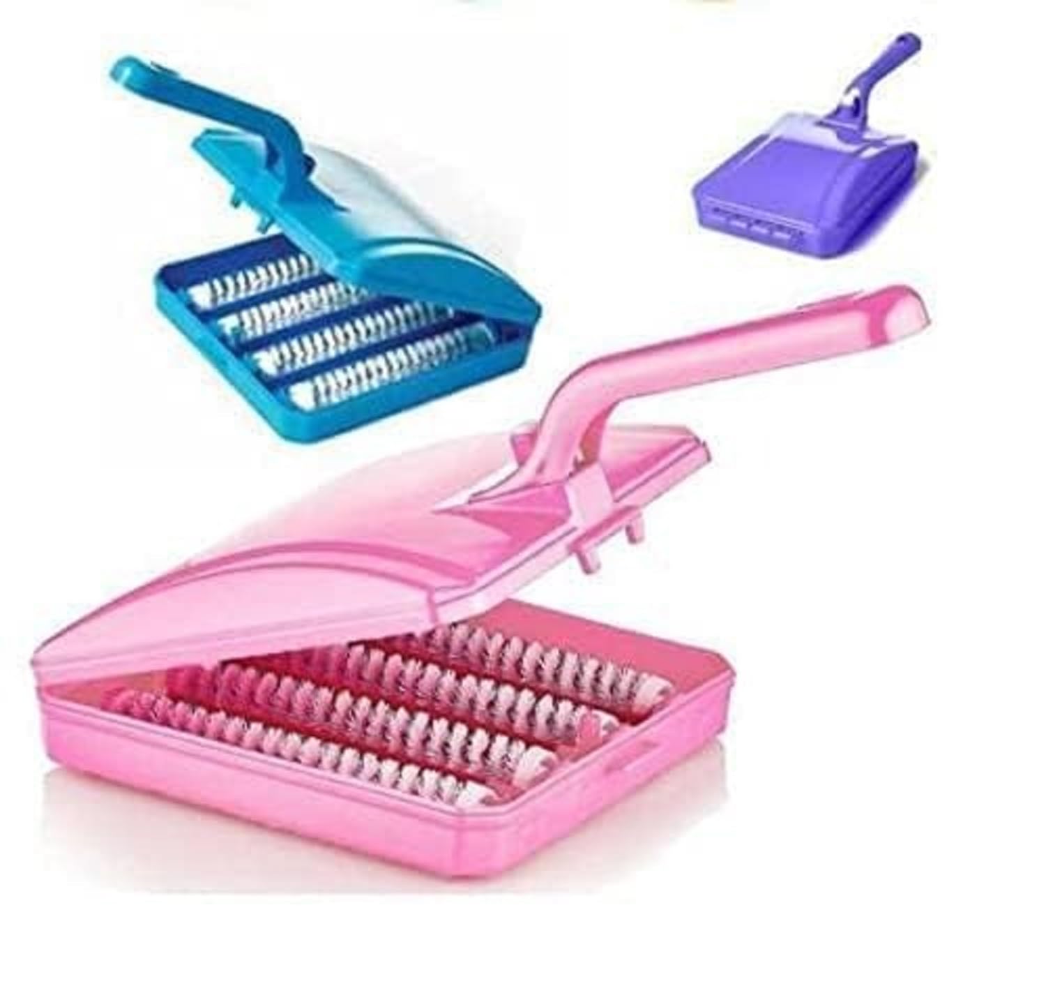 KIRIADA Carpet Roller Brush Plastic Cleaning Tools & Accessories Handheld 4Roller Carpet Roller Brush & Dust Collector for Car Seats,Table Linen,Sofas Household Tool Floor Tablecloth Pet Hair Curtains (B0D78WR1HB) Amazon Price History, Amazon Price Tracker