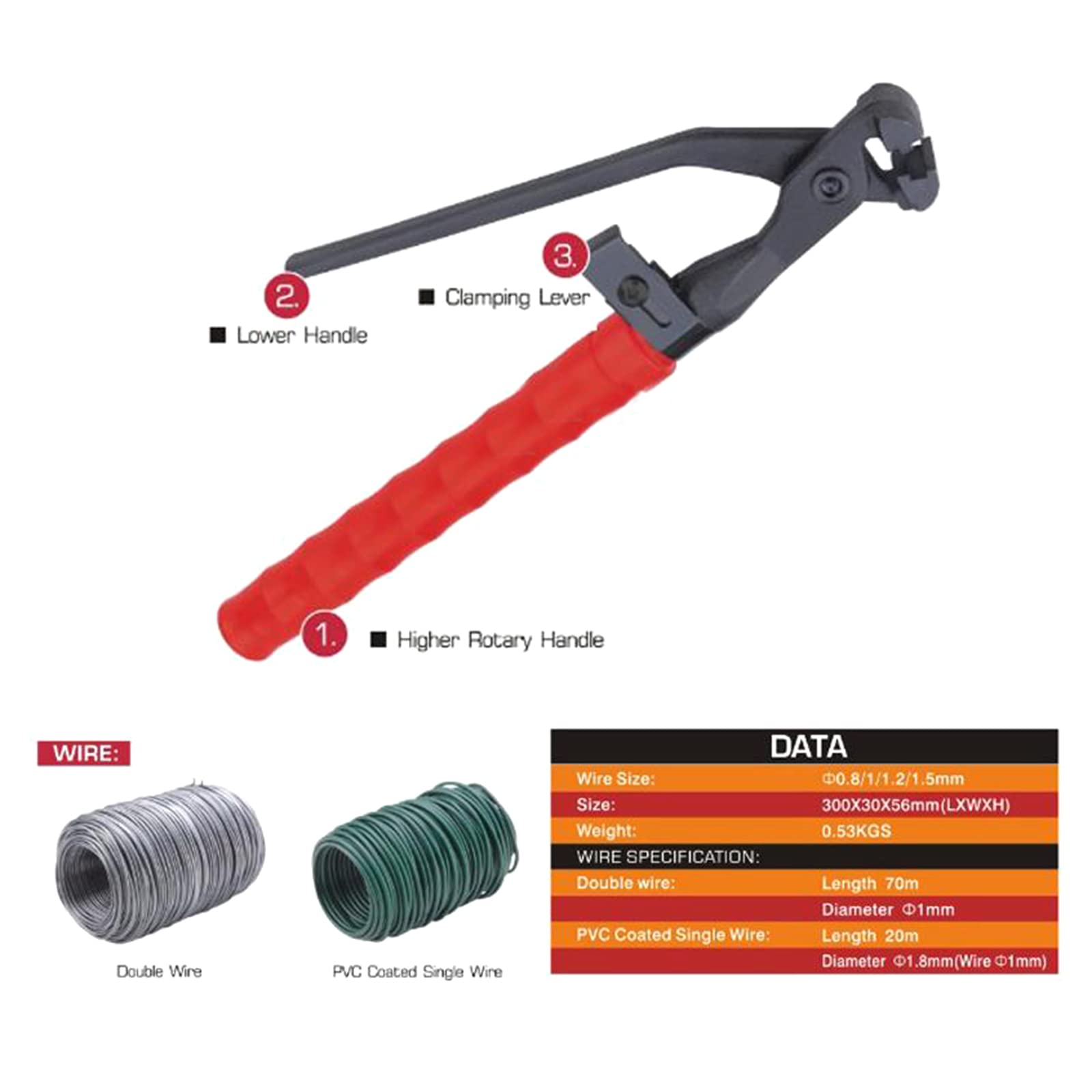 29,5 cm Struttura Professionale Rinforzato Bundle Pinze Costruzione Tie Strumenti di Rinforzo Joint Boot Clamp Pinze Pinze