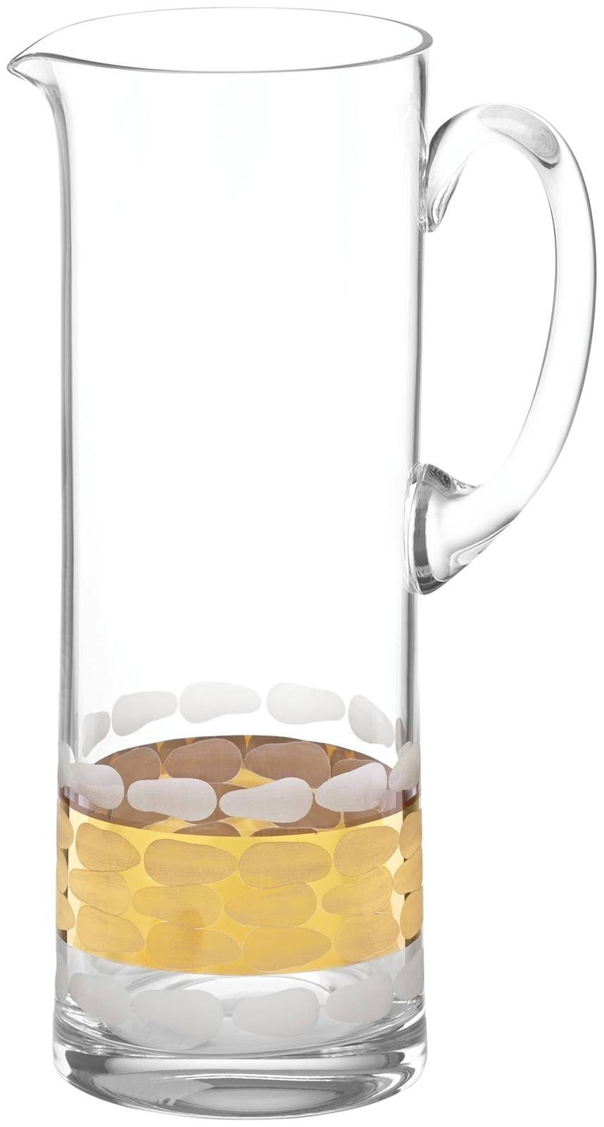 Amazon.com: Michael Wainwright Truro Glass Pitcher, Gold : Home & Kitchen