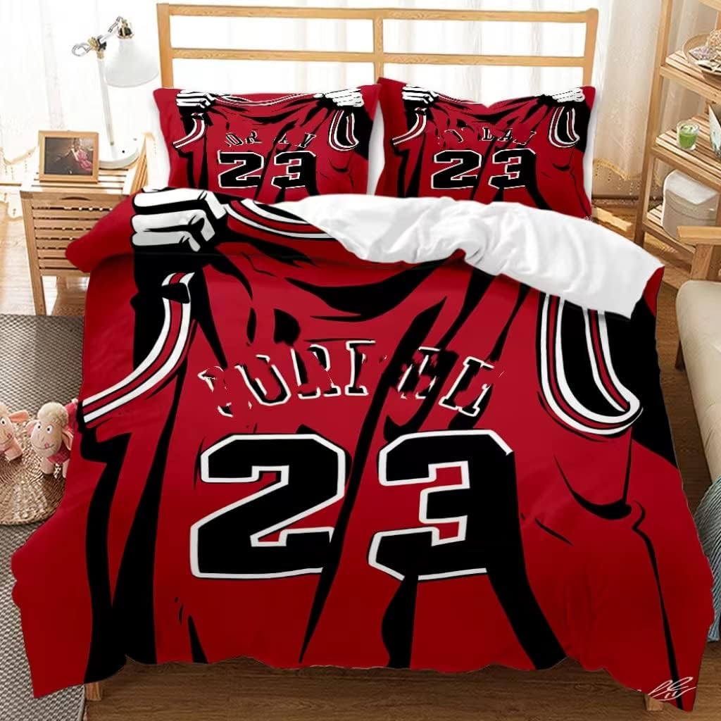 Xuan 3PC Sports Basketball Bedding SetTwin (68x86 inch) 3D