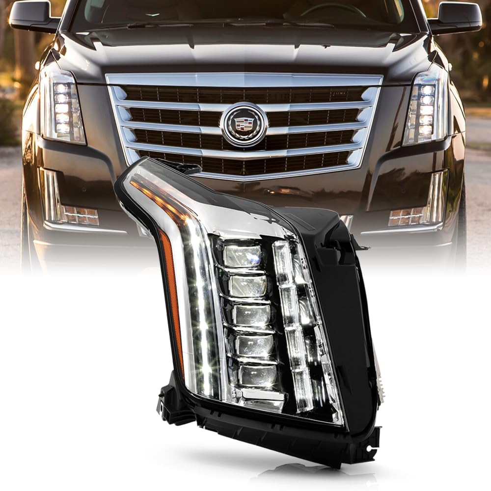 KEEKPO - For 2015-2020 Cadillac Escalade ESV Factory Full LED Projector Headlight Headlamp Replacement Passenger Side