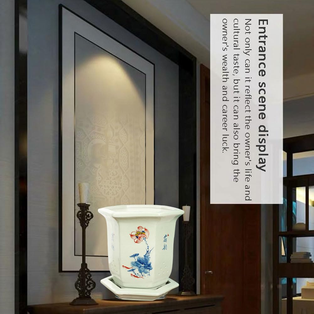 Doniczki ceramiczne Doniczki doniczkowe Doniczki doniczkowe Doniczkowe niebiesko-białe porcelanowe doniczki Doniczki do szkółek orchidei Ceramika Bonsai Doniczki ze storczykami Doniczki do wnętrz