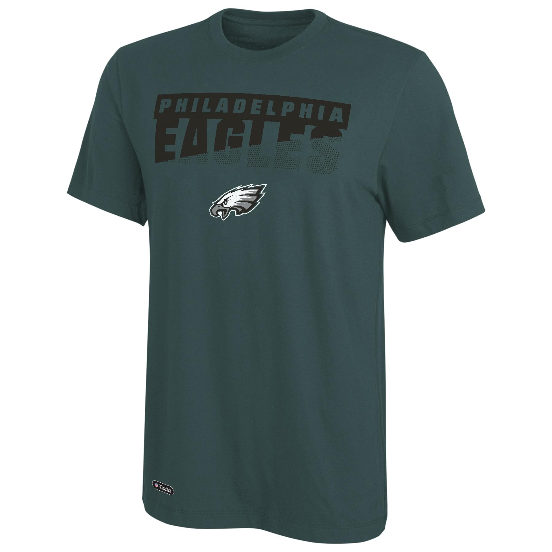 New Era NFL Men's SCOREBOARD SS POLY DRI-TEK TEE EAGLES EAGLE GREEN Size MXL