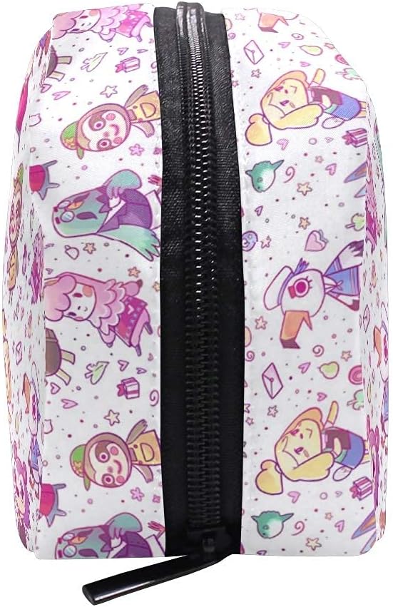 Cosmetic Bag Portable and Suitable for Travel Animal Crossing Pattern Makeup bag with Zipper Pencil Bag Pouch Wallet - Image 5