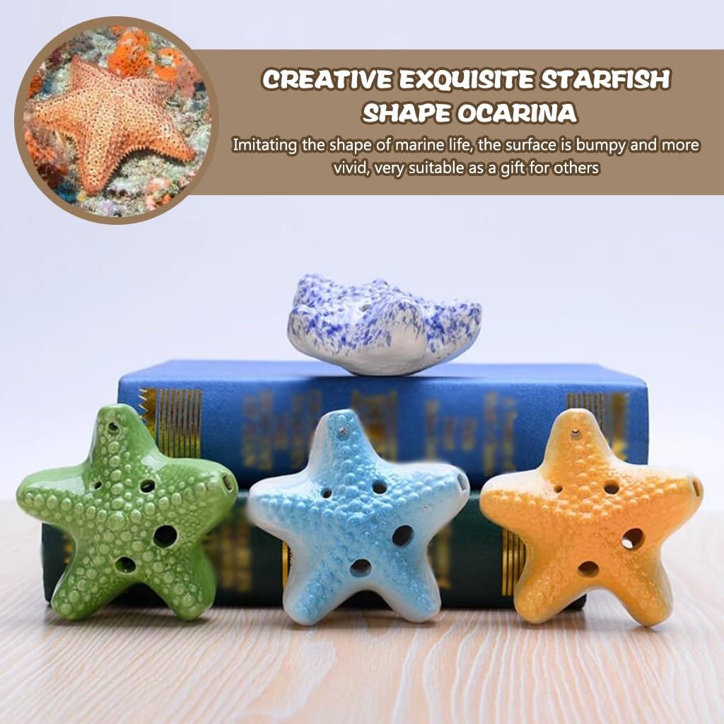 ocarina, Strumento for flauto contralto in Do a 6 fori for esercitazioni scolastiche, ornamenti/regali di compleanno(Blue)