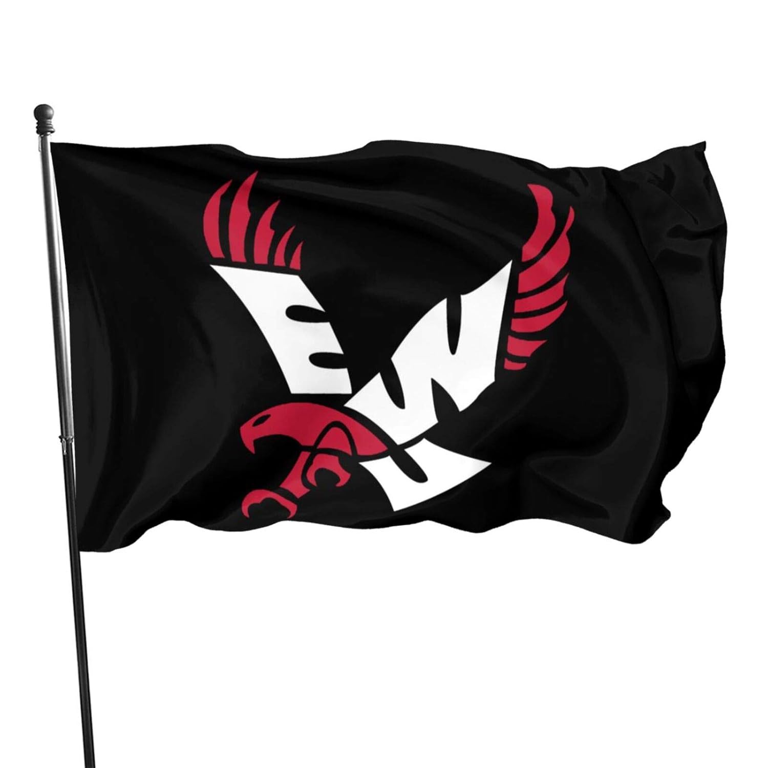 Ewu Eastern Washington University Eagles Flag Vertical Double-Sided, Indoor Decoration, Seasonal Courtyard Outdoor Small Polyester Sign Double-Sided 3x5 Ft