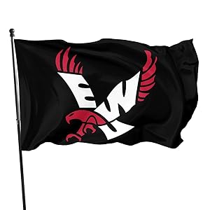 Ewu Eastern Washington University Eagles Flag Vertical Double-Sided, Indoor Decoration, Seasonal Courtyard Outdoor Small Polyester Sign Double-Sided 3x5 Ft