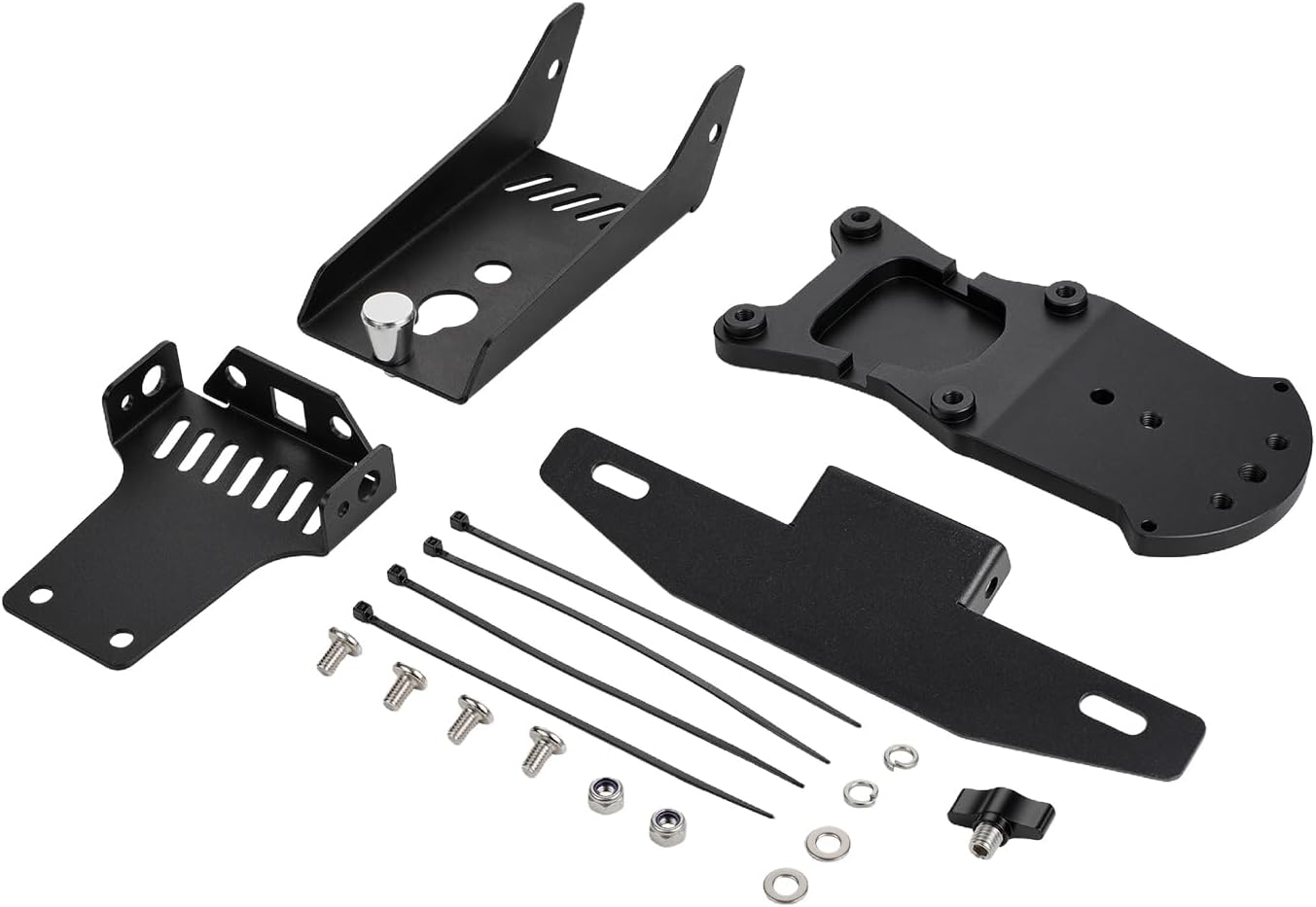 Rear License Plate Bracket for Surron Ultra Bee,6061 Dirt Bike Aluminum Shortened Tail Light Holder for Sur Ron Ultra Bee-Black