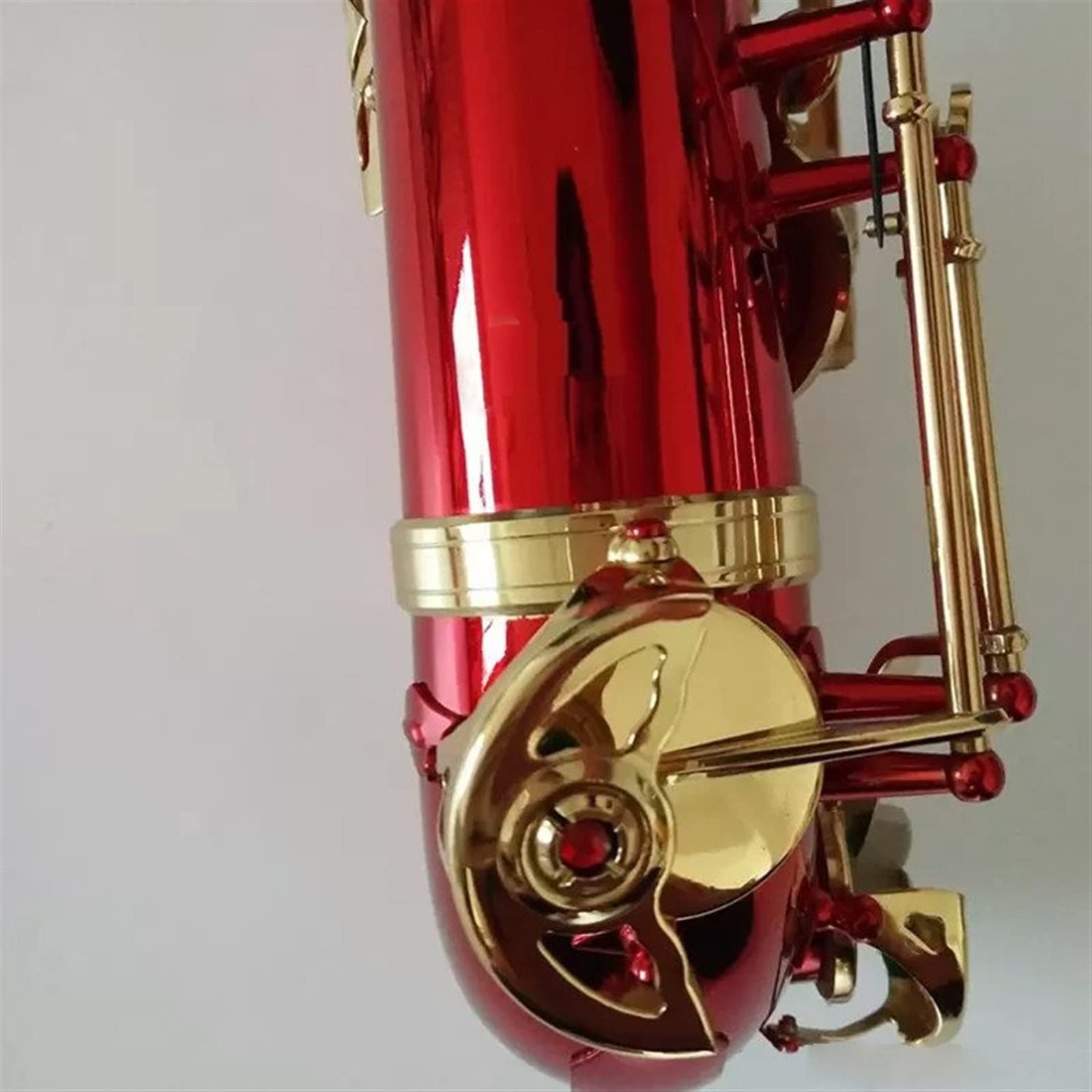 Saxofones Saxofón Tenor Profesional B-Key, Grabado En Latón, Patrón Chapado En Oro, Instrumento De Saxofón Tenor