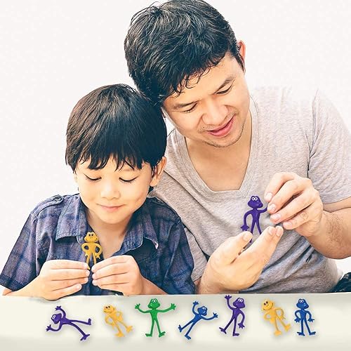 Miniatura 6 de ArtCreativity Figuras de rana flexible, juego de 12, juguetes flexibles para niños, recuerdos de fiesta de animales para niños y niñas, juguetes
