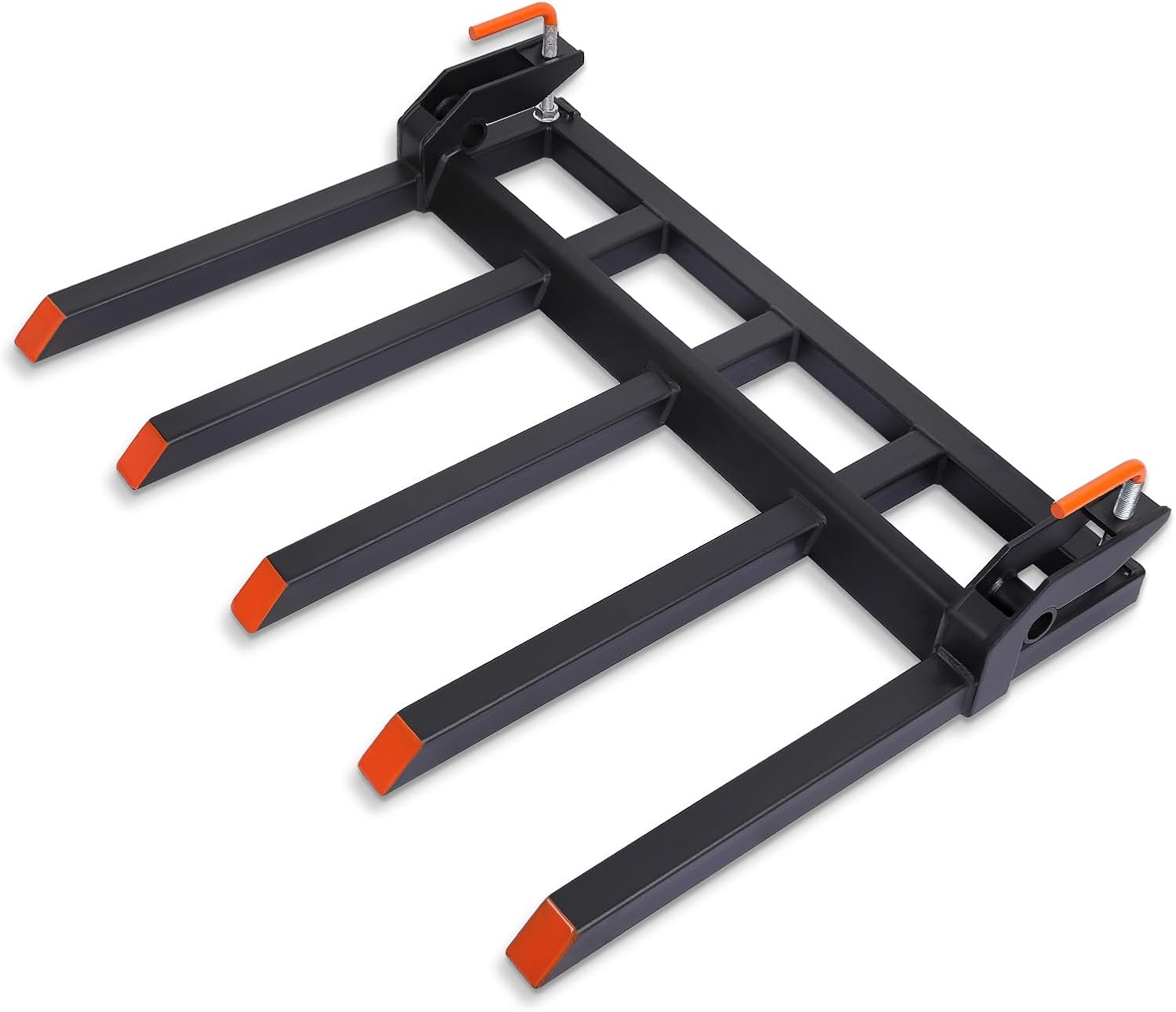 Clamp on Debris Forks to 48" Bucket, 5 Fork Heavy Duty