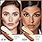 evpct 4 Colors Contour Stick Makeup Set Concealer Stick Cream Contouring Contour Palette Makeup Kit for Beginners Nose Bronzer Stick Liquid Contour Face Highlighter Makeup contorno maquillaje 01+02