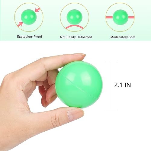 Miniatura 6 de Pack of 50 Ball Pits Balls, 2.2 inches5.5 cm, BPA Free Plastic Balls Crush Proof Ocean Balls Phthalate Free Toys for Boys Girls Toddlers Indoor