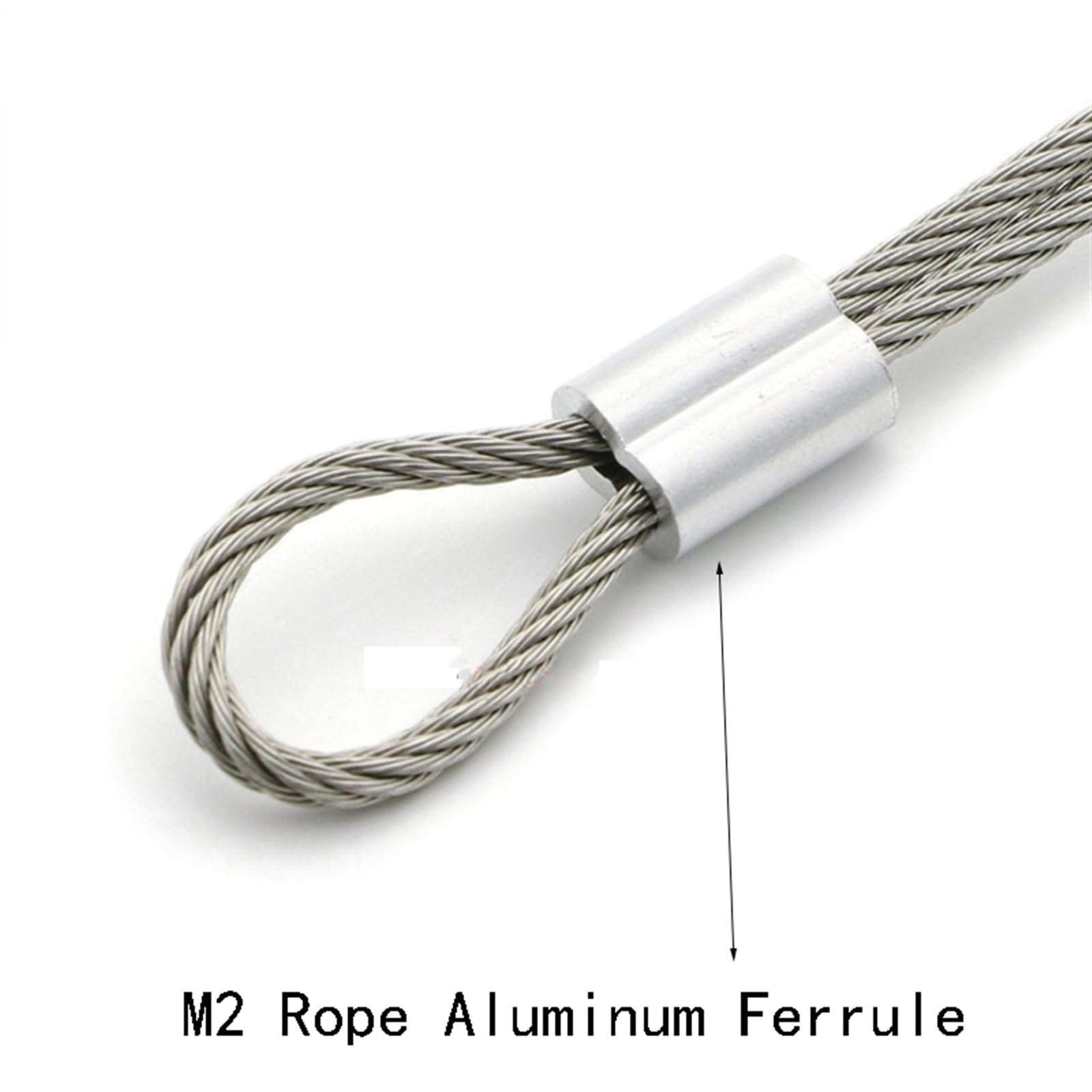 Cable Acero, Cable de Acero Kit de 50 metros de 2mm, cuerda de alambre Flexible recubierta de PVC de acero, cuerda de alambre suave, tornillos transparentes Uso apto para tendedero de acero inoxidable