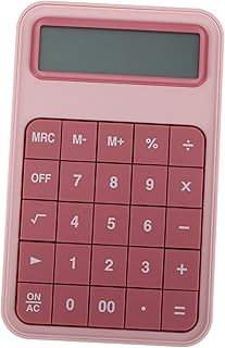 CRAFTHROU 1Pc Calculadora De 12 Dígitos Botão Grande Calculadora Mini Calculadora Eletrônica De Negócios Calculadora Abs Para Trabalhar Acrílico Simples Calculadora De Mesa