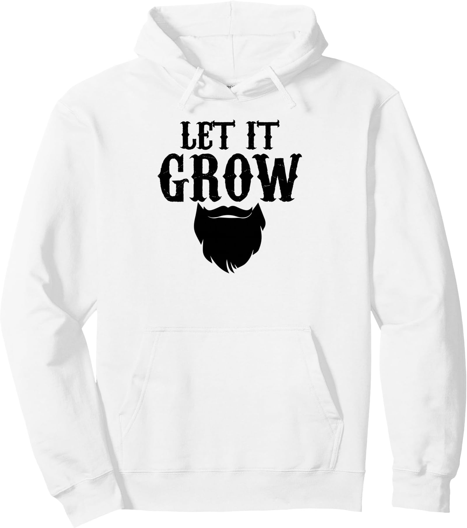 Let It Grow Beard グラフィック パーカー