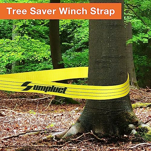 3 Inch, 8 Feet Tree Saver, Winch Strap, Tow Strap 30,000