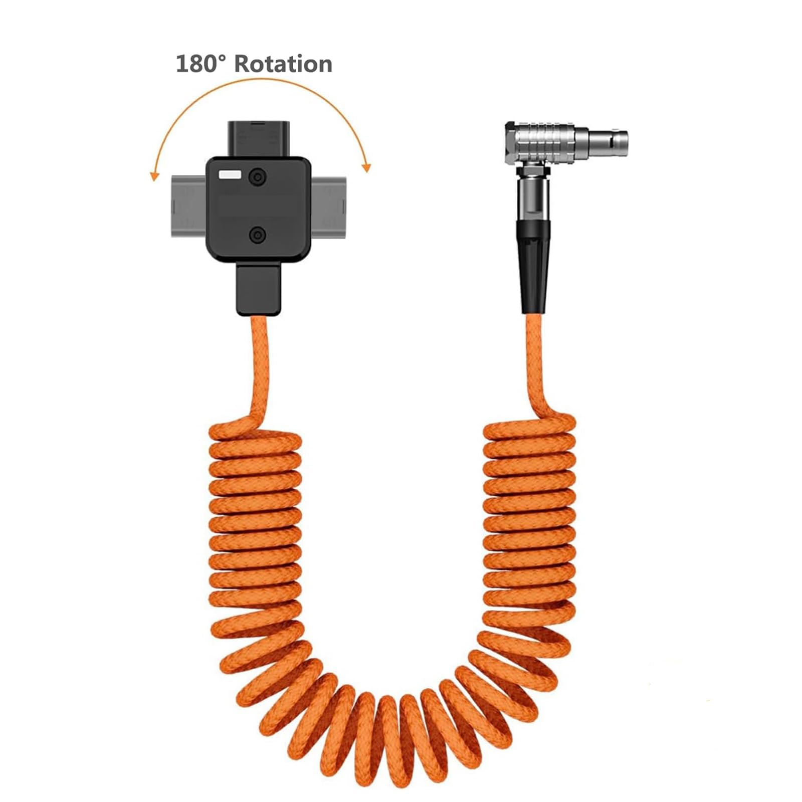Cavo di alimentazione in nylon intrecciato D-Tap a 2 pin, capacità 150 W, adatto per la produzione di film, cavo di alimentazione professionale per fotocamera
