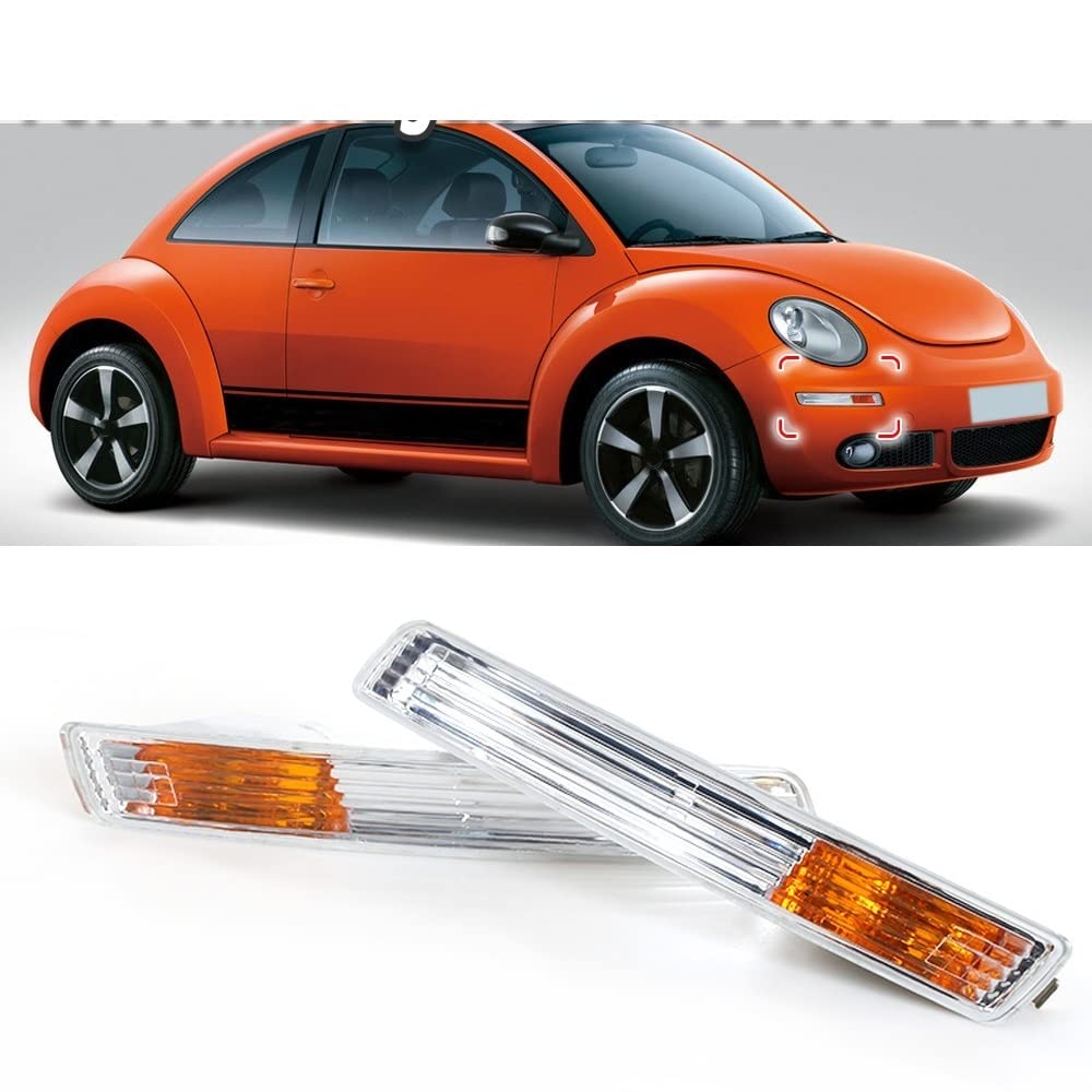 Genérico Parachoques Delantero Drl Lámpara De Ejecución Diurna Para Para 2006 2007 2009 2010 1C0 953 041 R/Q Pon La Luz Cruce Luces Led Circulación Diurna(1pair)