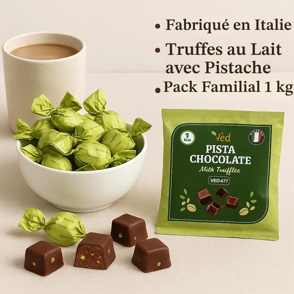 Chocolat Lindt de Dubaï - Tablette de Chocolat Blanc Raffiné avec Pistache et Menthe - Expérience Gourmande avec Lindor et Raffaello - Parfait pour Cadeaux et Délices de Luxe