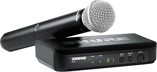 Miniatura 15 de Shure Sistema de micrófono inalámbrico BLX24/SM58 - Batería de 14 horas, rango de 300 pies, UHF Incluye micrófono vocal de mano SM58, receptor