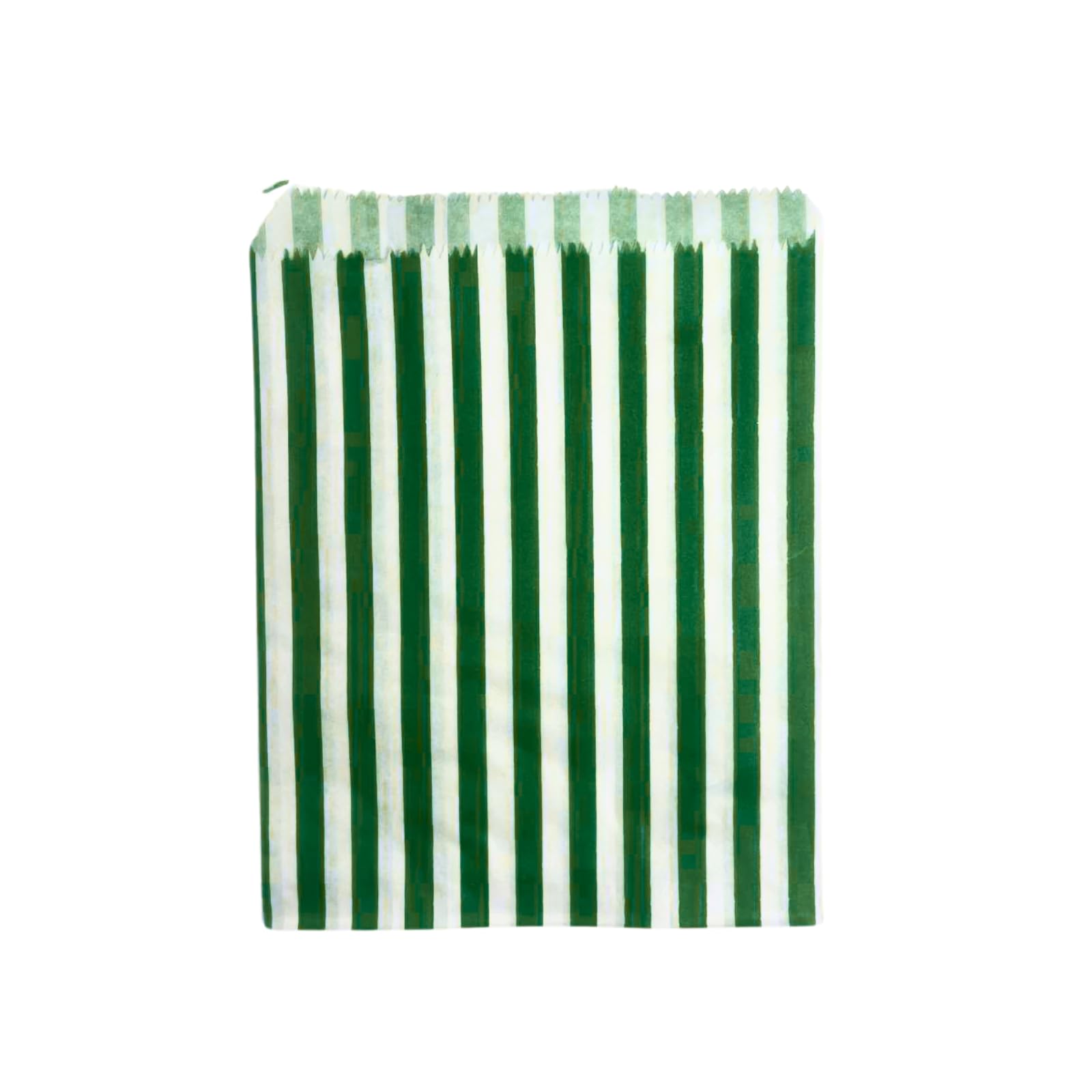 Green Pick N Mix Sweet Candy Striped Paper Treat Bags - 7x9" Pack of 400