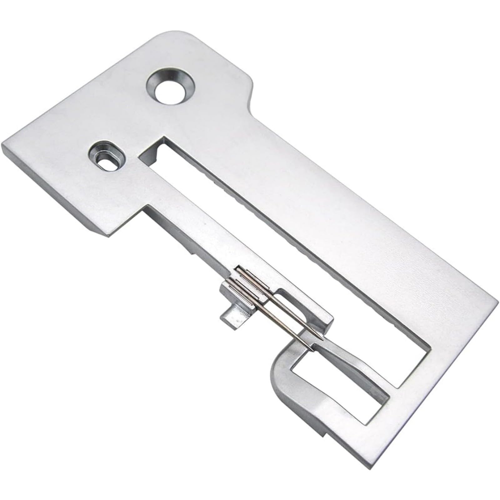 Uqezagpa Sewing Machine Needle Plate Replacement Stainless Steel Texture Accessories Suitable for 929D 2034D Needle