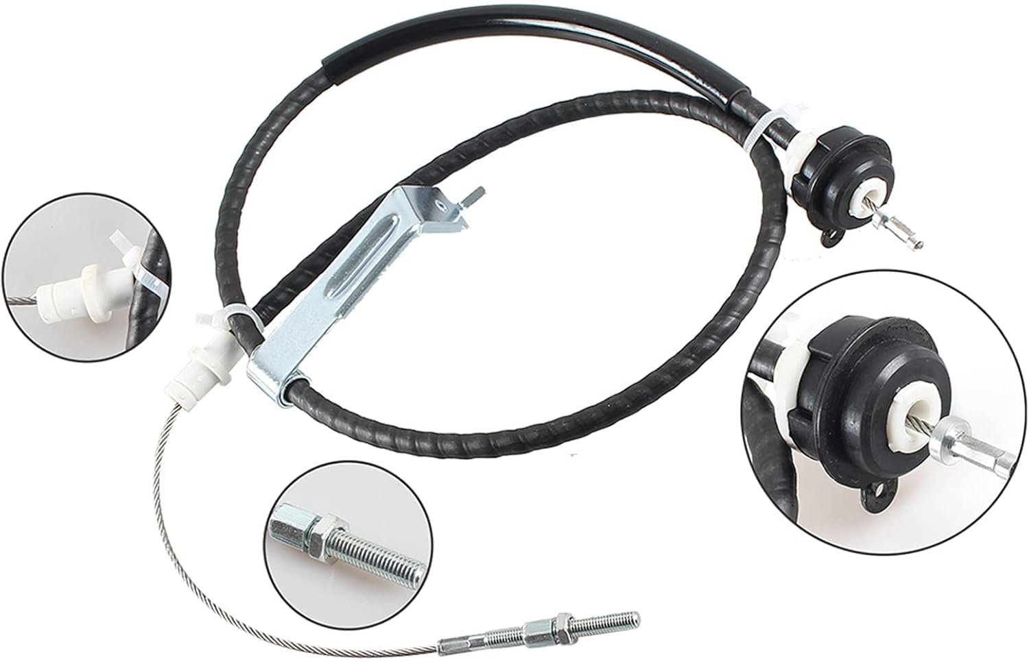 Heavy Duty Adjustable Clutch Cable Compatible with Mustang 1996-2004