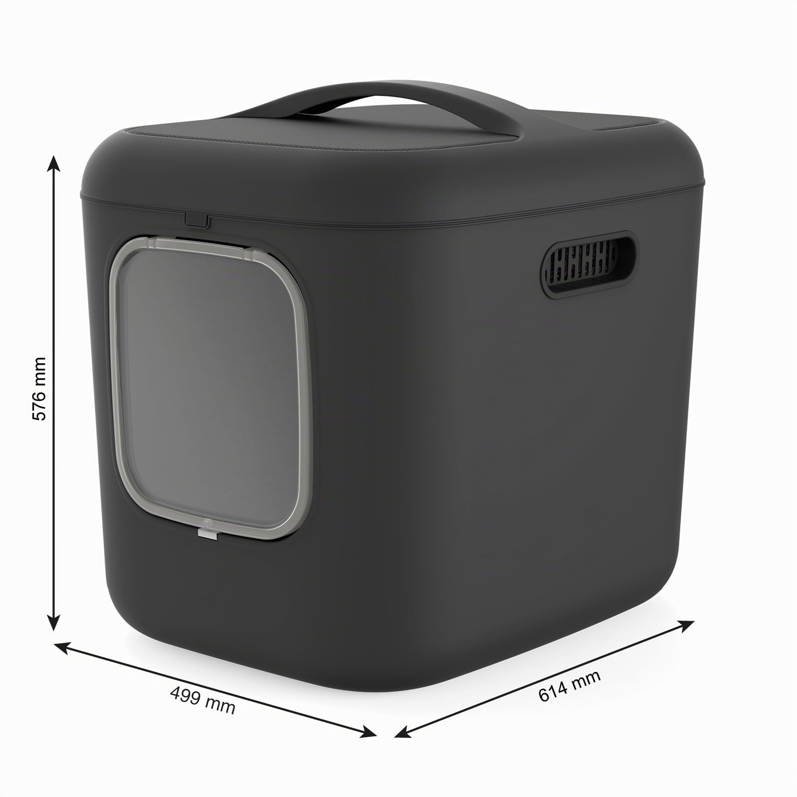 Rotho - Maison Toilette - BIALA XL - Anthracite