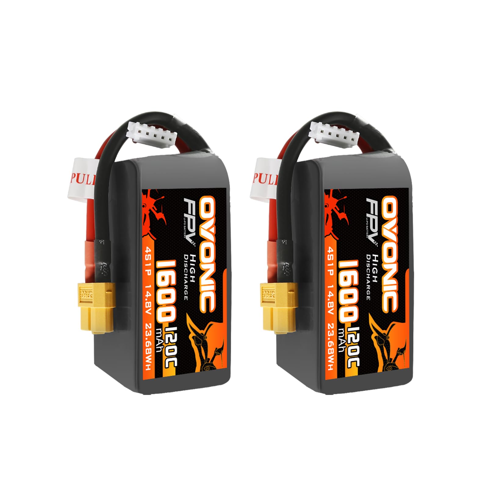 Amazon.com: OVONIC 4S 1600mAh Lipo Battery 14.8V 120C Battery with