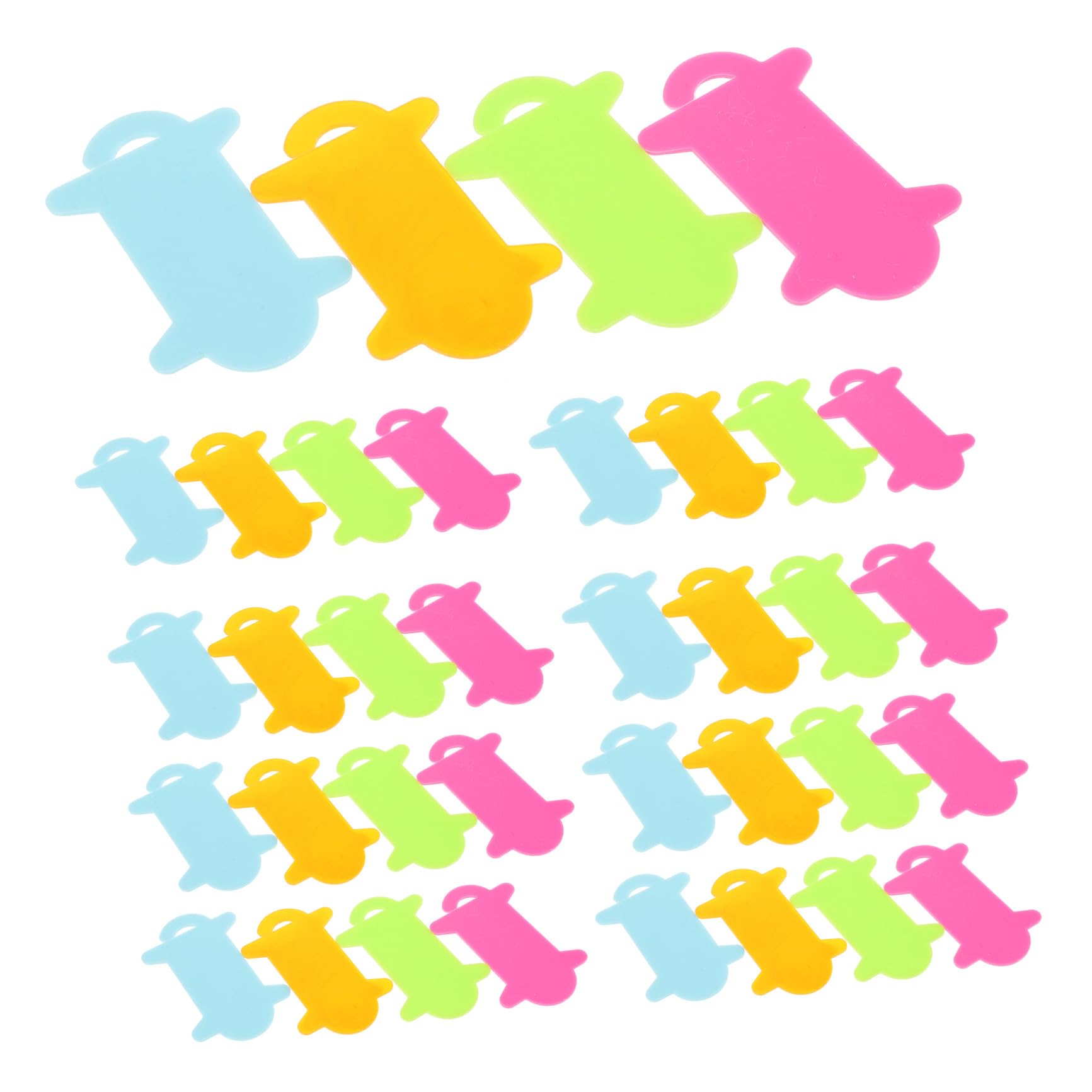 Gadpiparty 5 Sätze Wickelplatte Werkzeug Kreisförmig Planke Wicklung Wolle Groß Mittel Strickmaschinen Wickelbrett Farbenfrohes Stricken Garnwickelmaschine Diy Garnspule Plastik 100 Stück * 5
