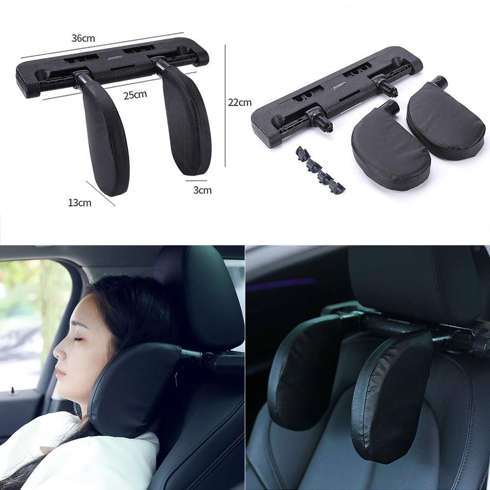 Universal Car Oreiller, 180 ° Réglable Cou Tête De Sommeil Voyage Oreiller Côté Voiture Soutien, Design Ergonomique En Forme De U Apaise La Colonne Vertébrale Cervicale, Grand Sommeil Solution