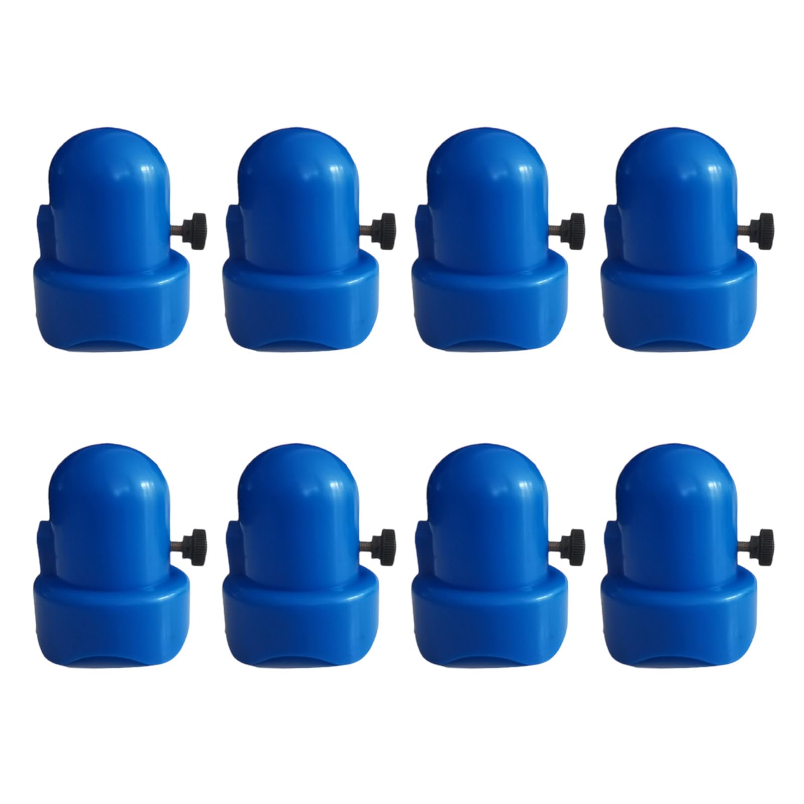 QIAOLIDA Trampoline Enclosure Poles Cover with Screw-in Bolts End Protector For Secure Jumping And Long Terms