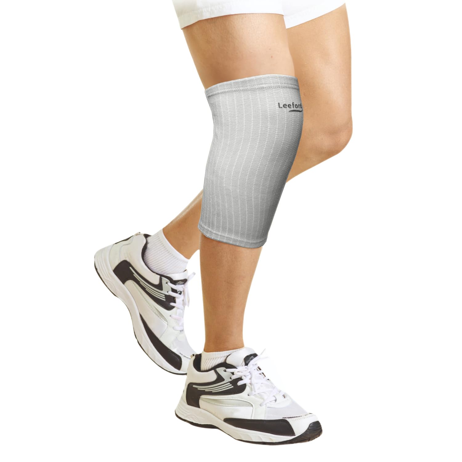 Leeford Premium Knee Cap Support for Leg/Knee Pain(Large-Grey) Knee Support/Knee Brace/Knee Caps for Men & Women Pain Relief-with Cotton knit lining inside|4-Way Stretch & Latex Free (B0D9LXJLD1) Amazon Price History, Amazon Price Tracker