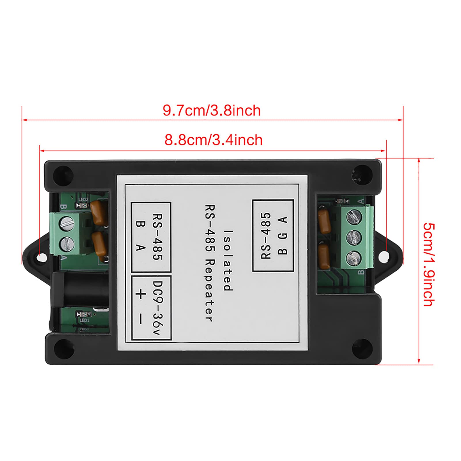 Prolongateur de répéteur RS485 d'isolation photoélectrique de qualité Industrielle pour répéteur de Signal de routage Modbus convertisseur d'amplificateur de Module de Puissance
