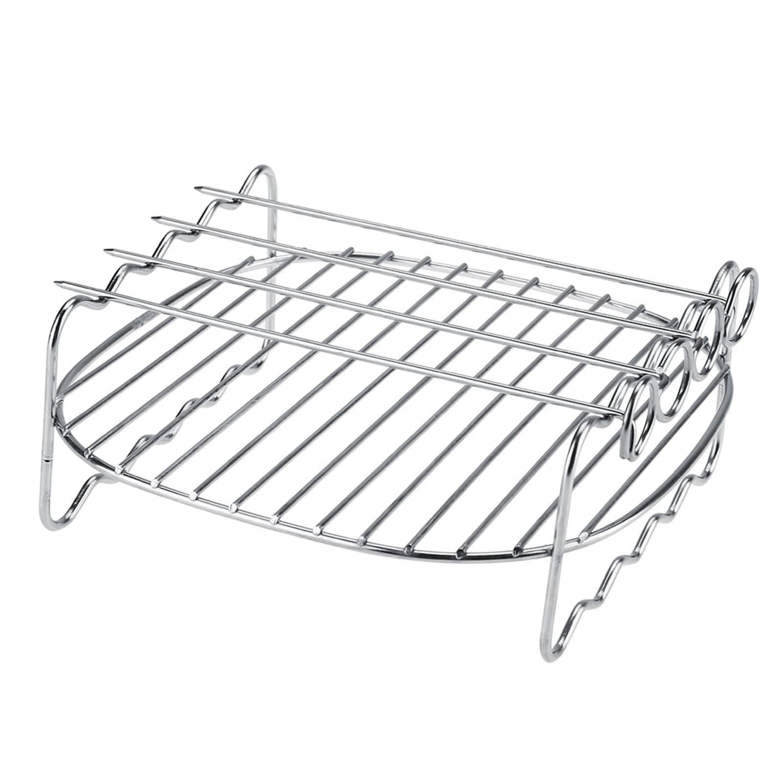 Grille de barbecue pour friteuse à air pour des soirées brochettes réussies